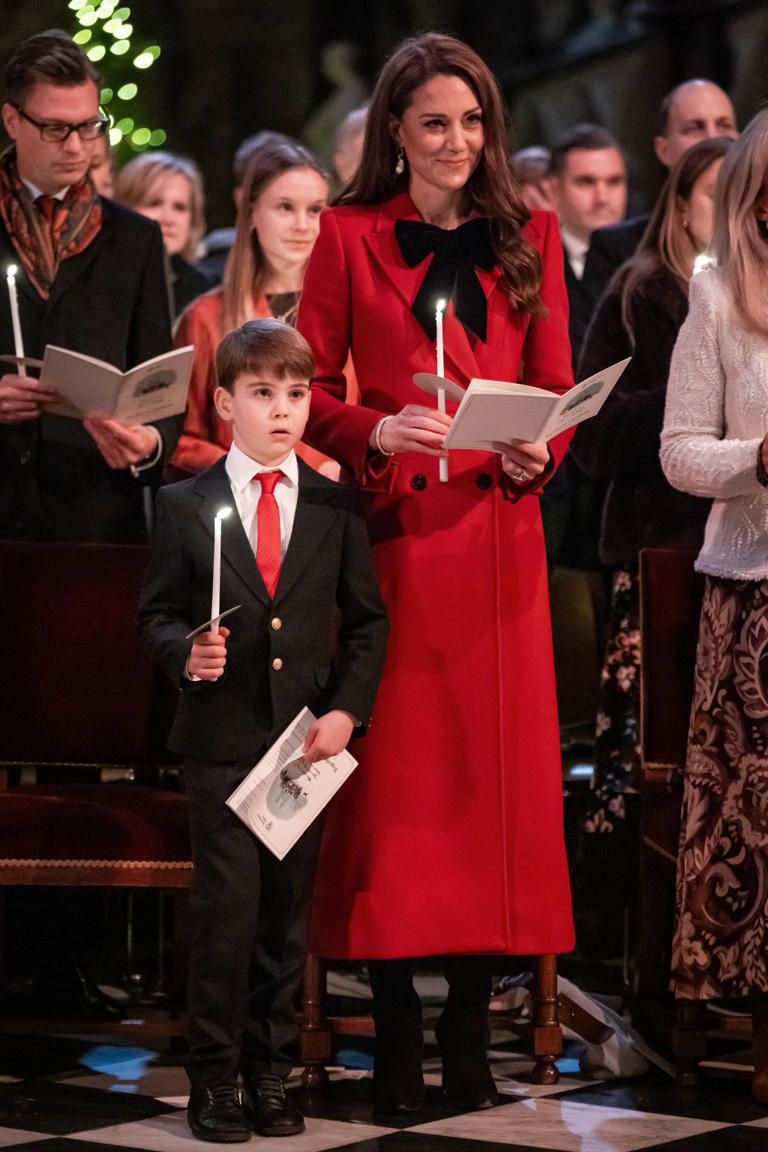 She gave her 6-year-old son photo credit in the caption. Getty Images