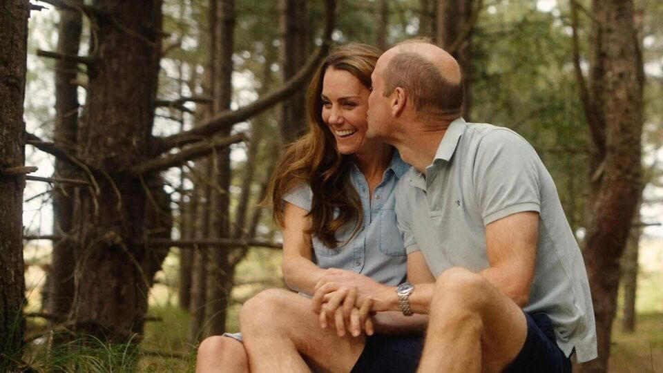 Kate and William posted a picture on Valentine's Day.