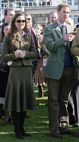 CARL DE SOUZA/AFP via Getty Kate Middleton and Prince William at the Cheltenham Race Festival on March 13, 2007