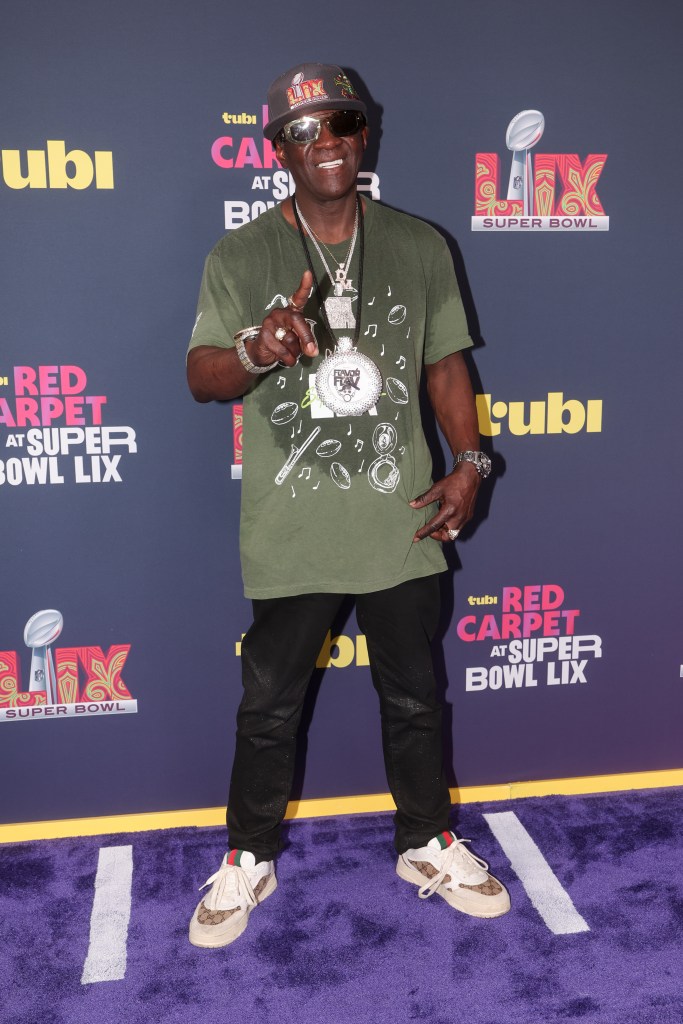 Flavor Flav attends Superbowl LIX