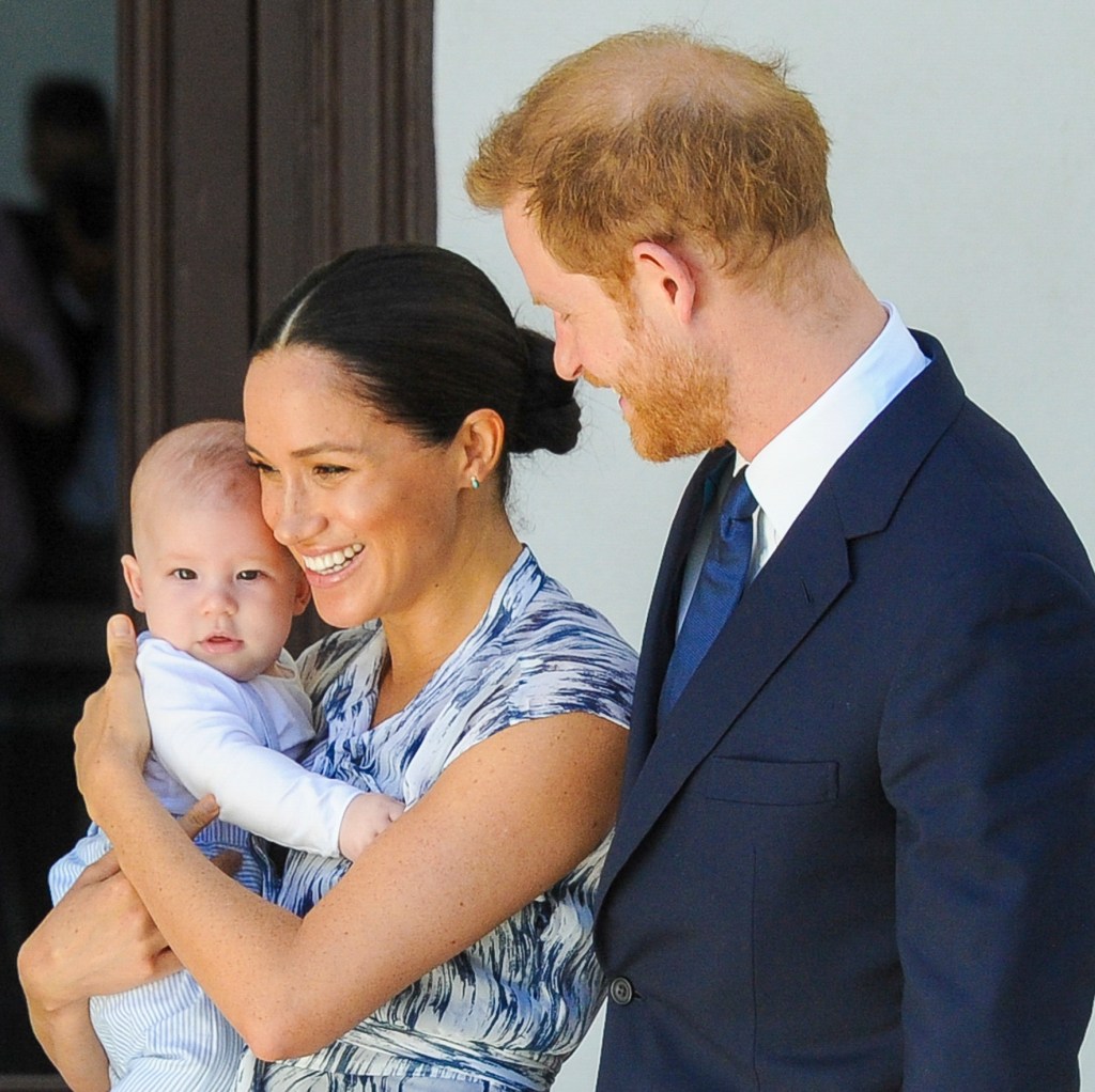 Prince Harry and Meghan Markle and Prince Archie