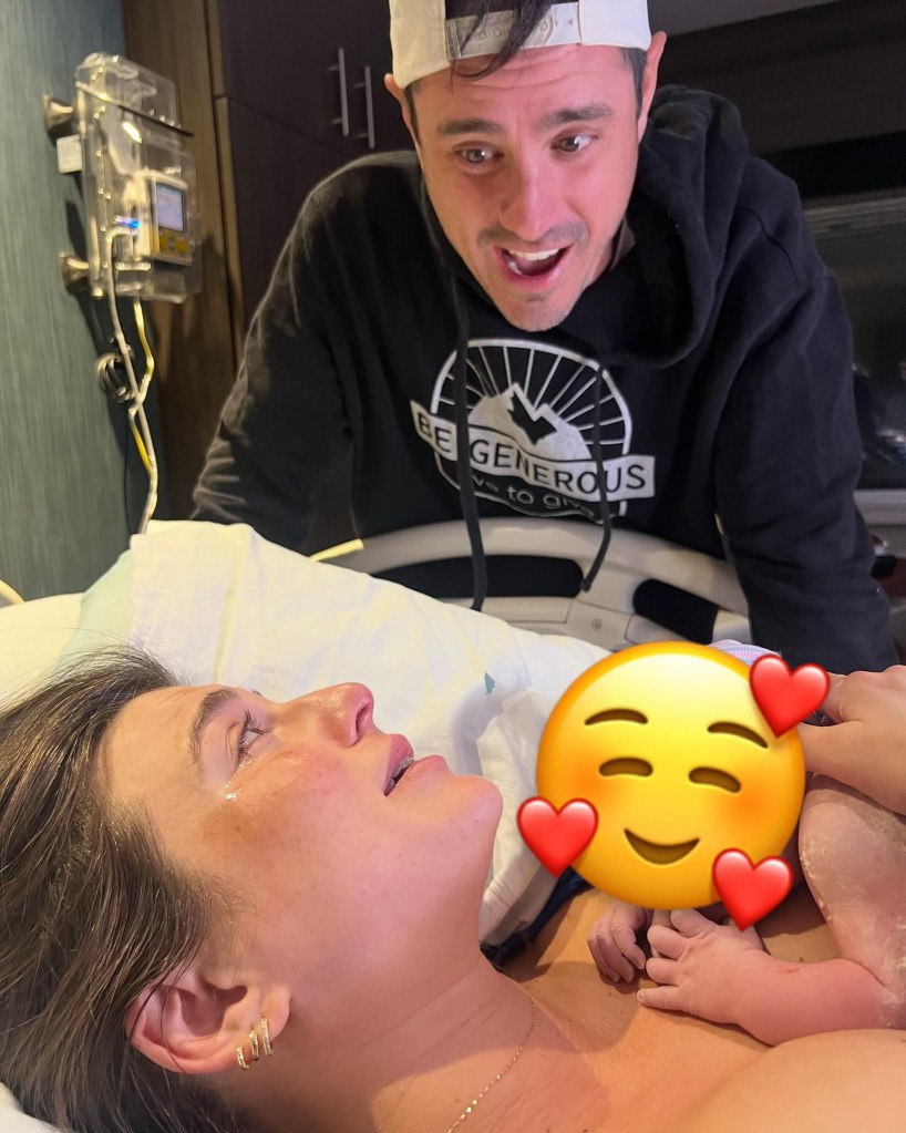 Ben Higgins and Jessica Clarke's first child has arrived.