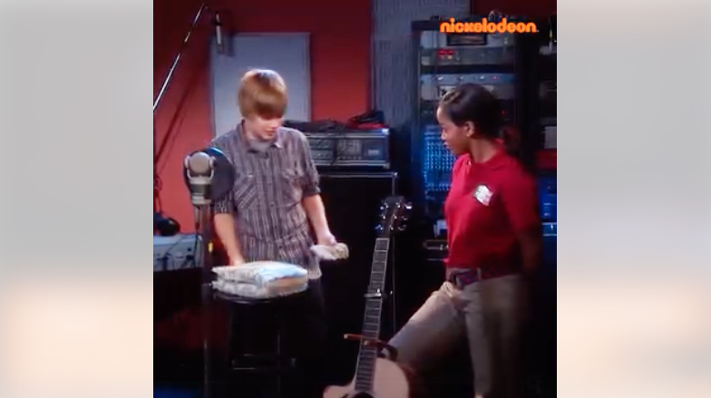 Justin Bieber on Nickelodeon