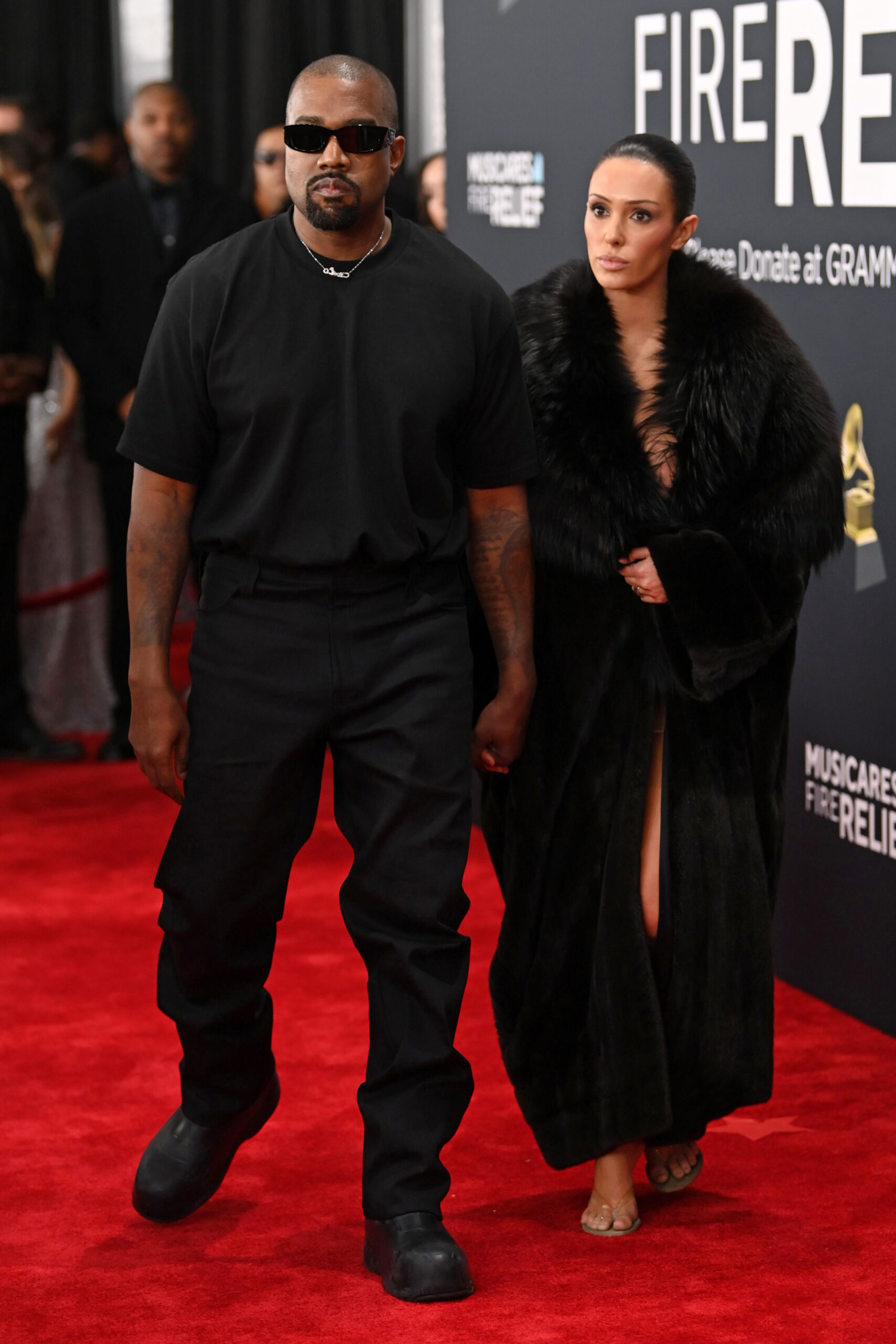 Kanye West and Bianca Censori