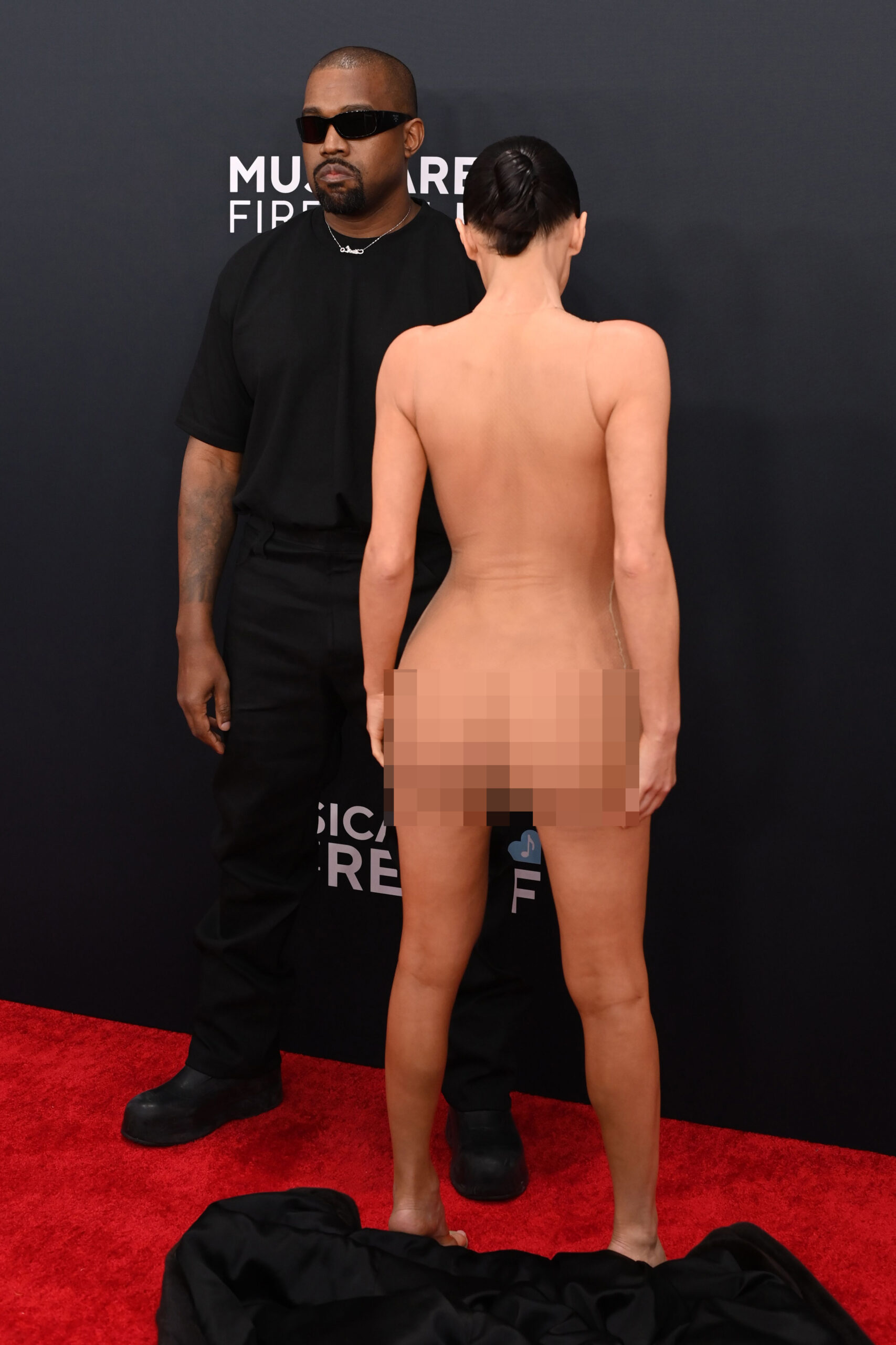 Kanye West and Bianca Censori