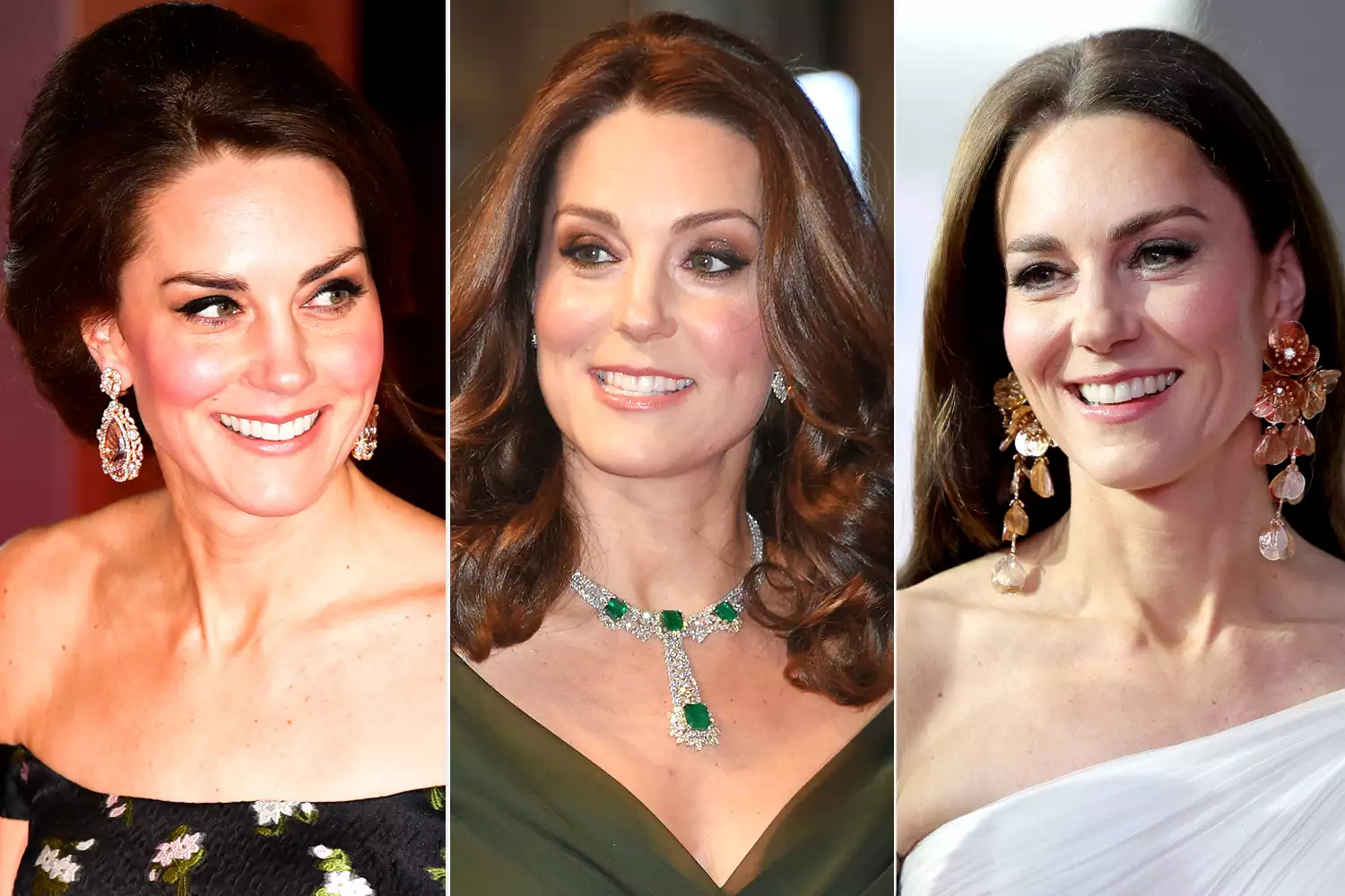 The Duchess of Cambridge attending the EE British Academy Film Awards; Catherine, Duchess of Cambridge, attends the EE British Academy Film Awards; Catherine, Princess of Wales, attends the EE BAFTA Film Awards 2023