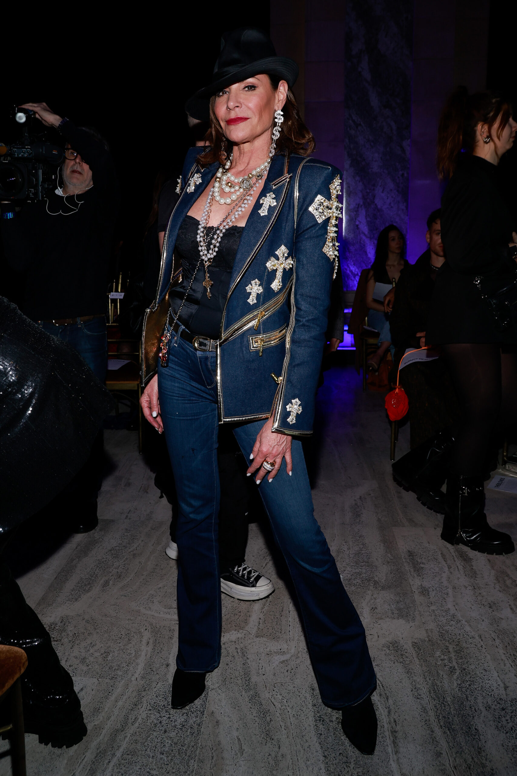 Luann De Lesseps attends The Blonds show during February 2025 New York Fashion Week on February 08, 2025 in New York City.