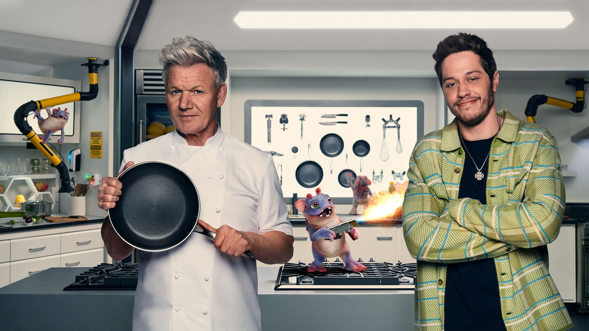 Gordon Ramsay and Pete Davidson