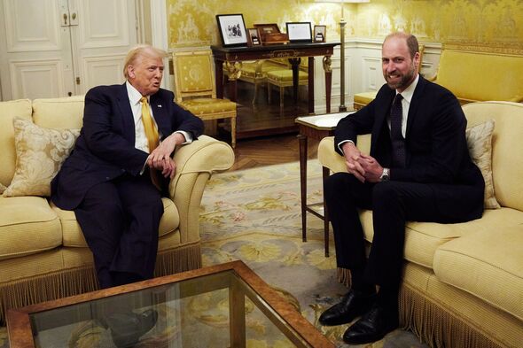 President-Elect Donald Trump Meets Prince William In Paris Ahead Of Notre-Dame Reopening