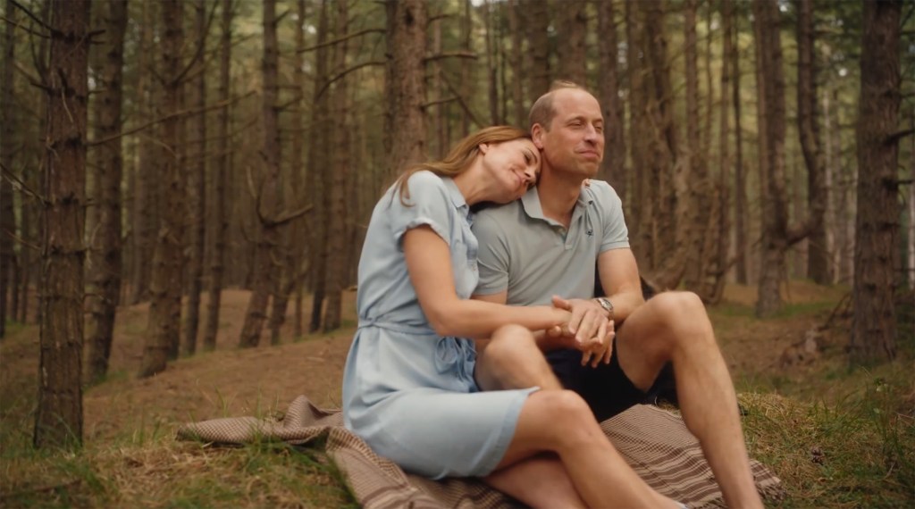 Prince William and Kate Middleton in September 2024 Instagram video