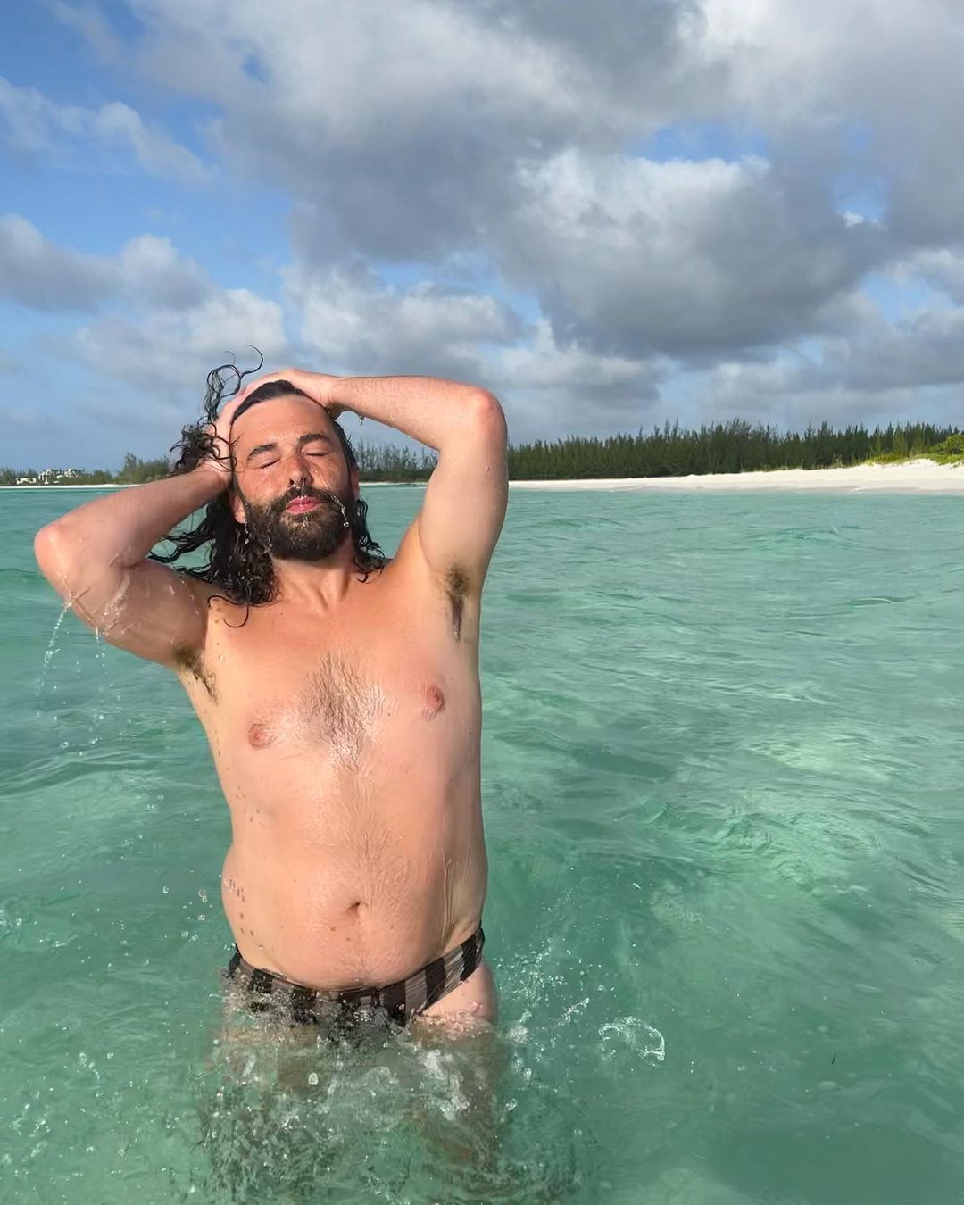 Jonathan Van Ness on vacation