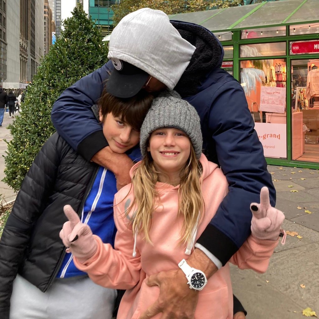 Tom Brady with kids via Instagram